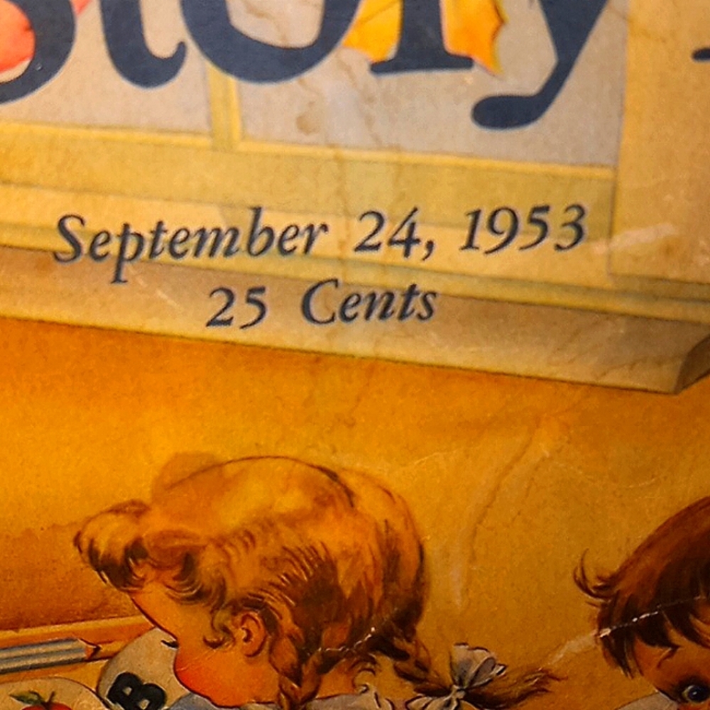 VINTAGE "1953" STORY A DAY CHILDREN'S MAGAZINE PAPER BACK SEPTEMBER 24, 1953 - Picture 5 of 17
